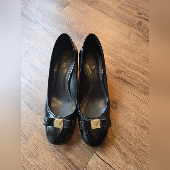 Michael Kors Shoes - Michael Kors Black Patent Leather Heels